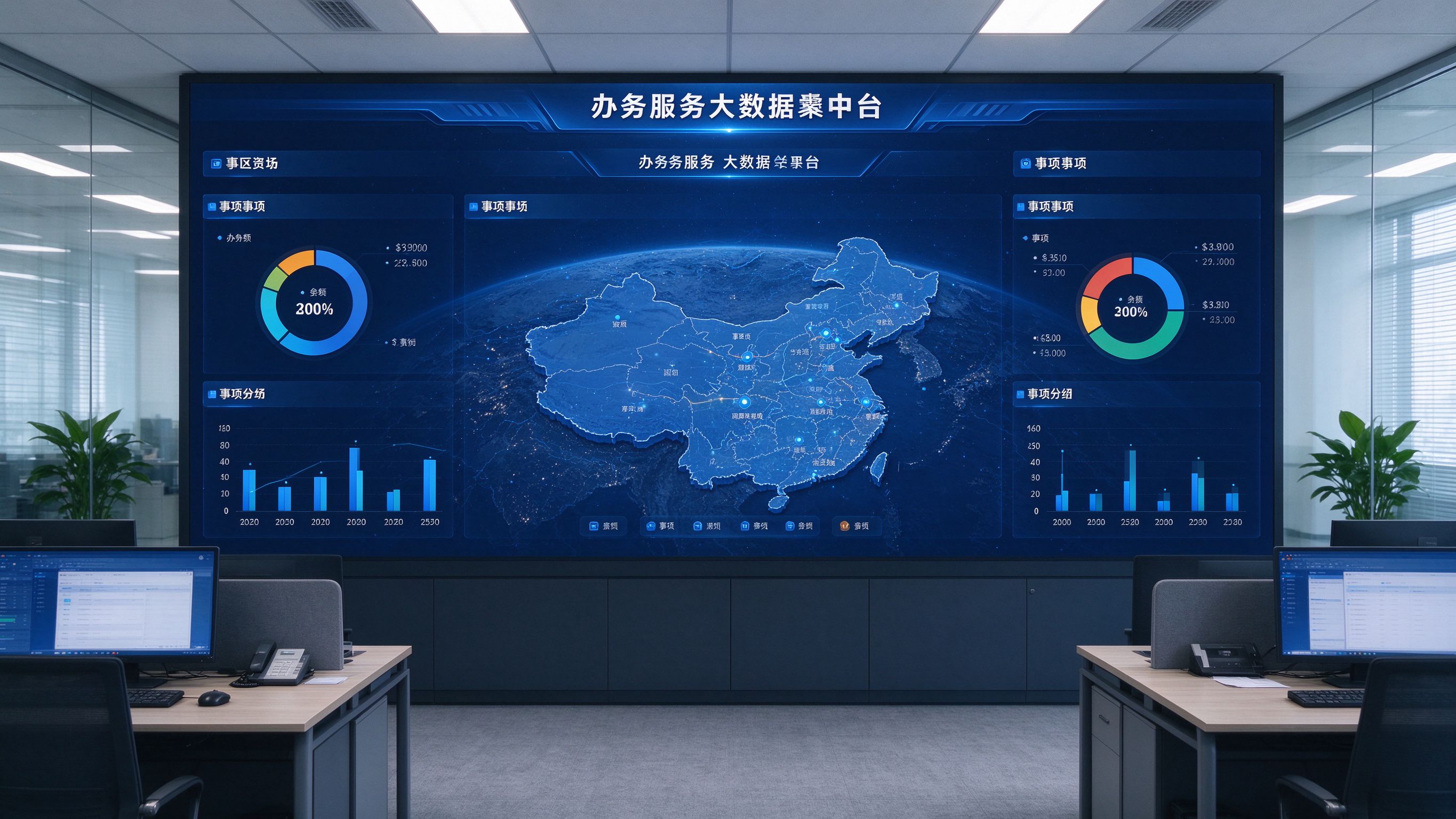 政务大数据看板